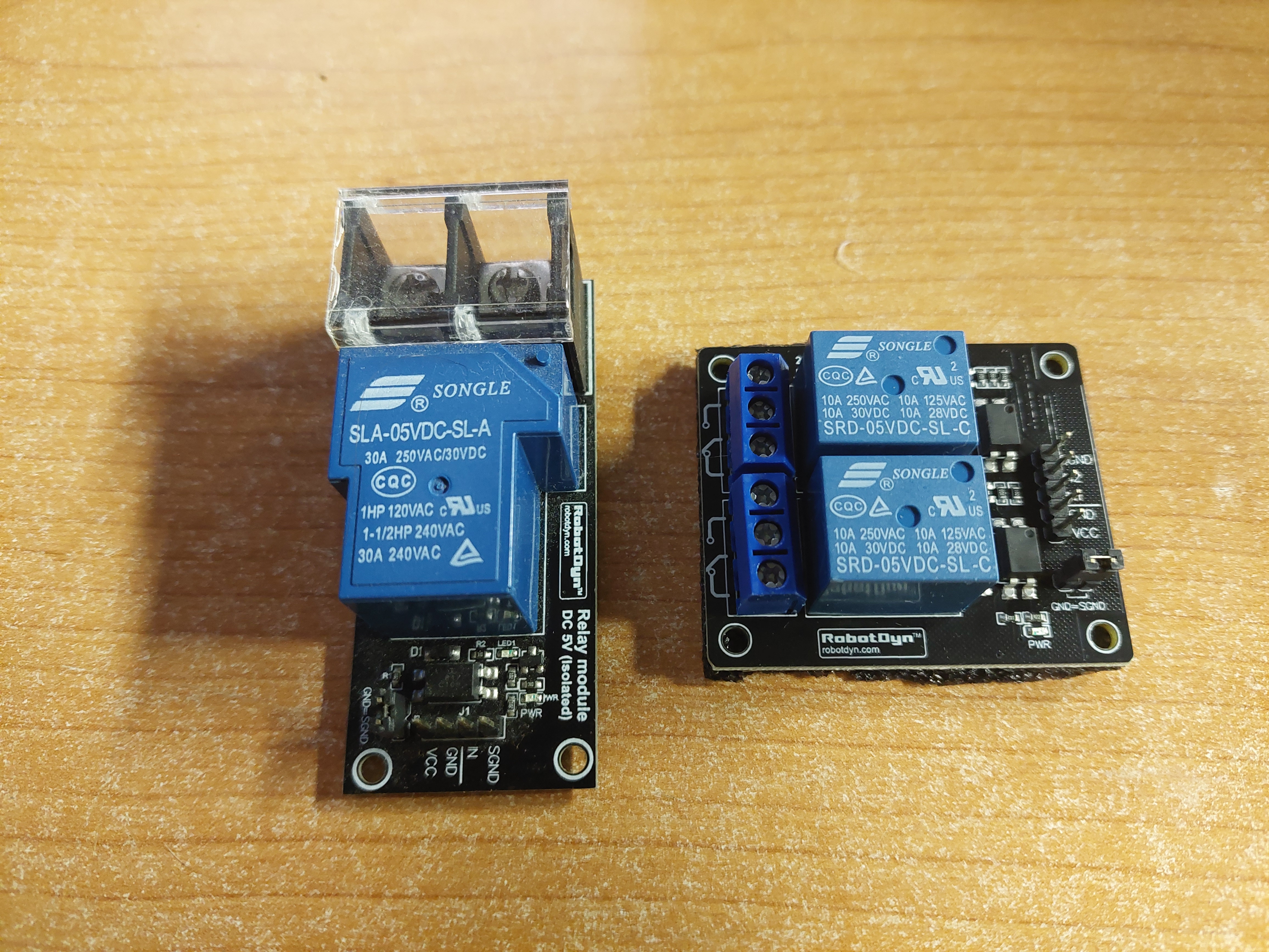 Chinise relay modules.